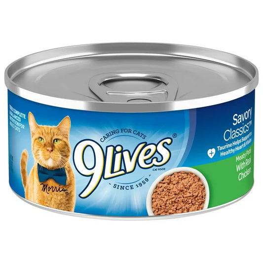 9Lives Can Chicken Dinner 5.5oz