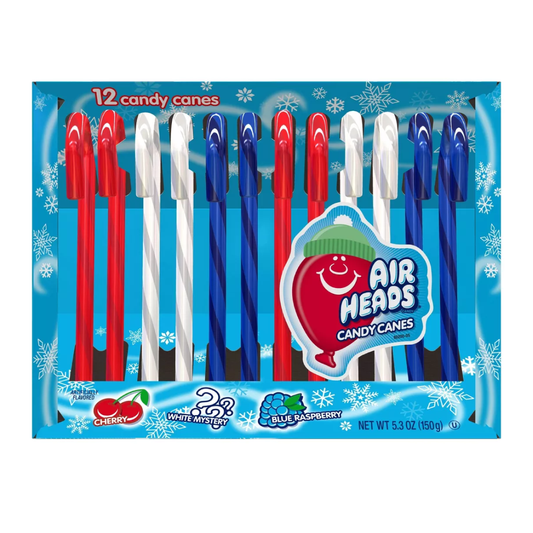 Airheads Holiday Candy Canes 12 Pack