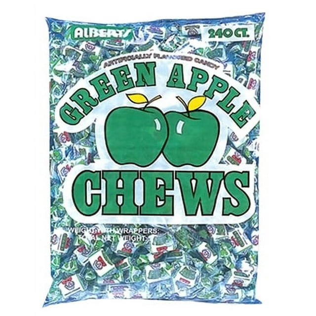 Albert's Green Apple Fruit Chews 240 Count