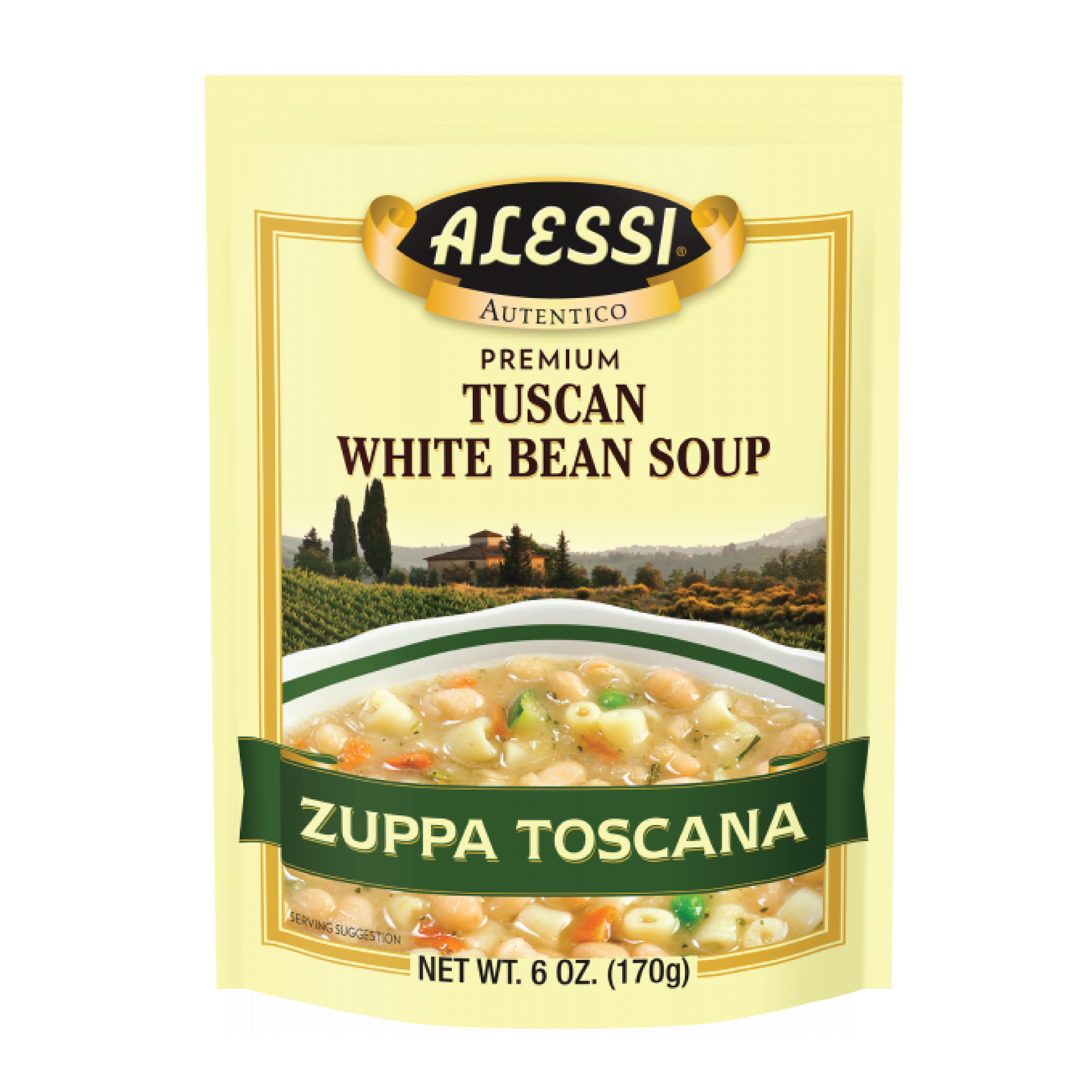 Alessi Autentico Zuppa Toscana Premium Tuscan White Bean Soup 6oz