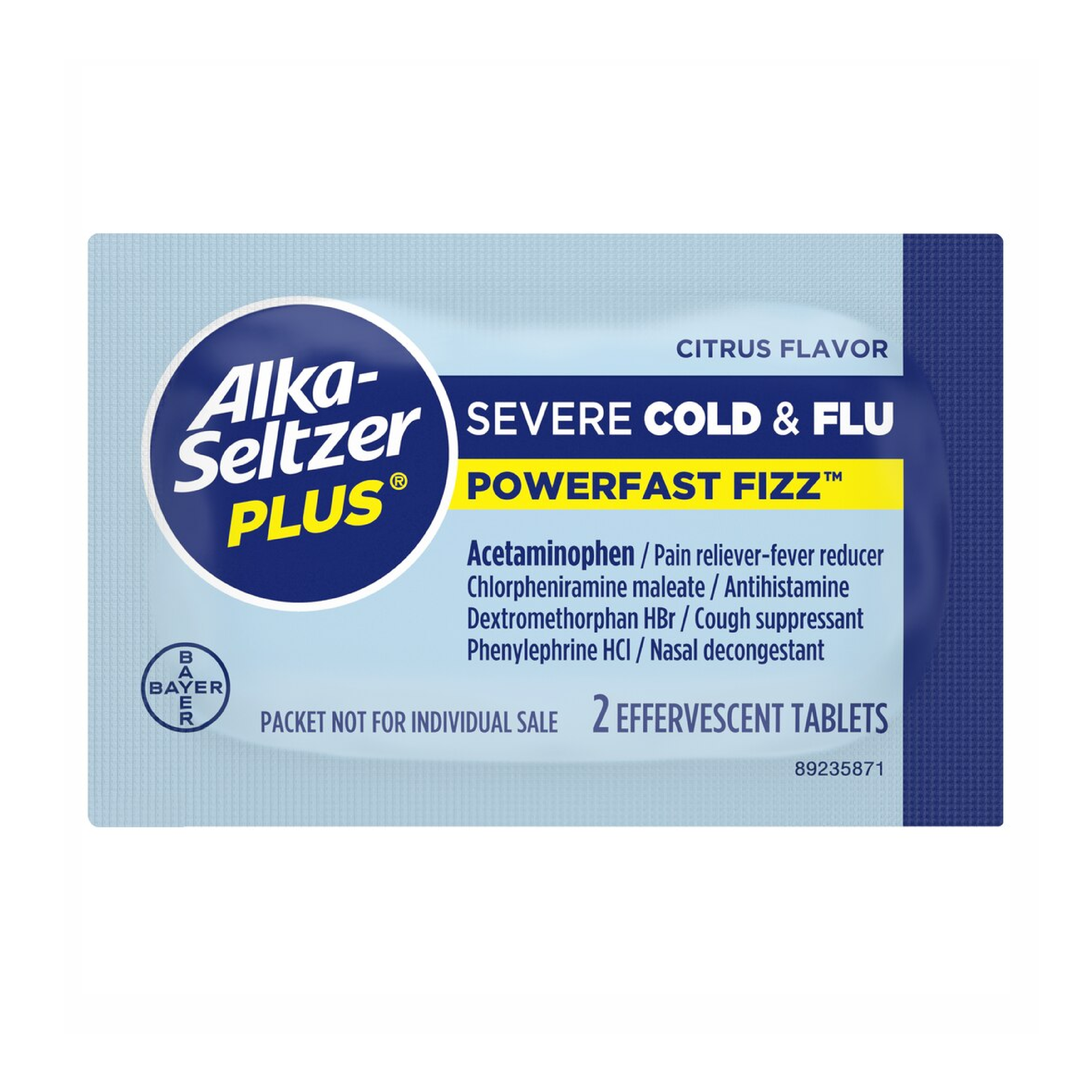 Alka-Seltzer Plus Cold & Flu Tablets 2 Count