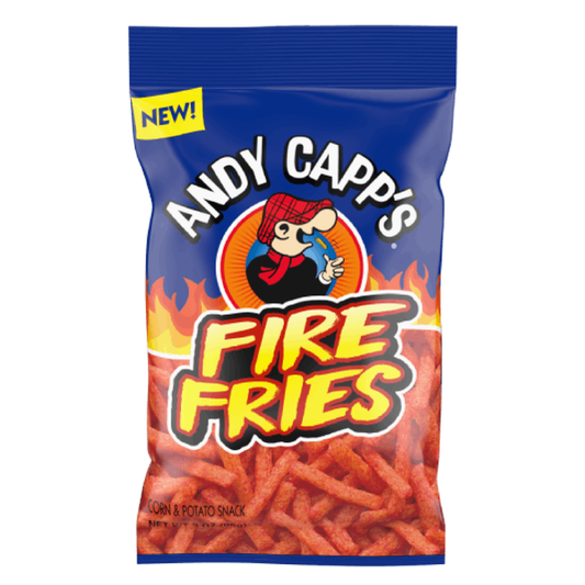 Andy Capp's Fire Fries Corn & Potato Snack 3oz