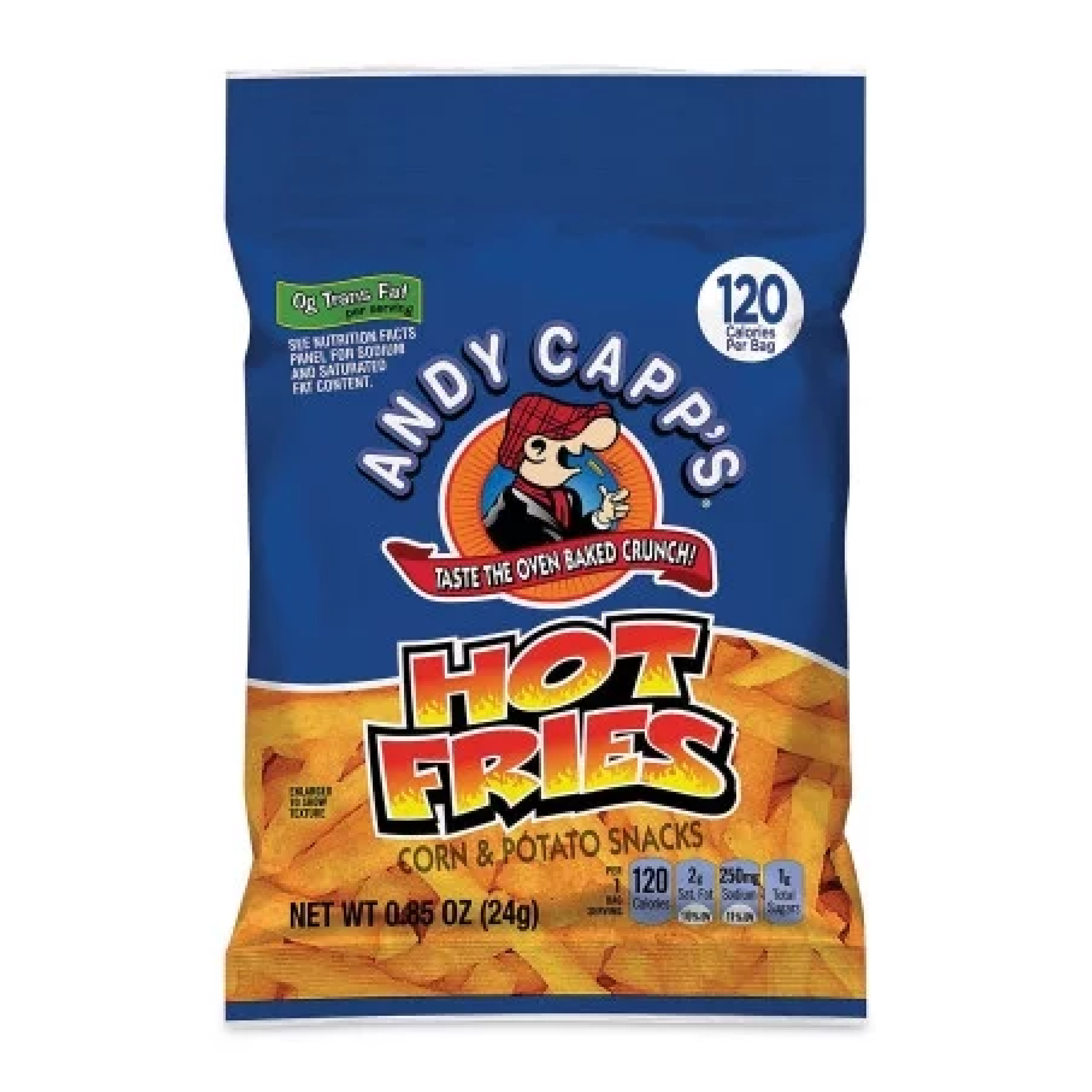 Andy Capp's Hot Fries Corn & Potato Snack .85oz