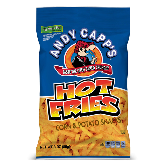 Andy Capp's Hot Fries Corn & Potato Snack 3oz