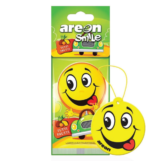 AREON Smile Tutti Frutti Funny Car Emoji Hanging Air Freshener