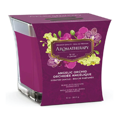 Air Fusion Aromatherapy Angelic Orchid Cotton Candle 10oz