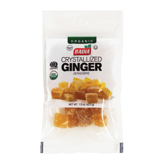 Badia Crystallized Ginger Bag 1.5oz