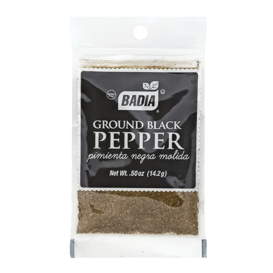 Badia Ground Black Pepper Bag .5oz
