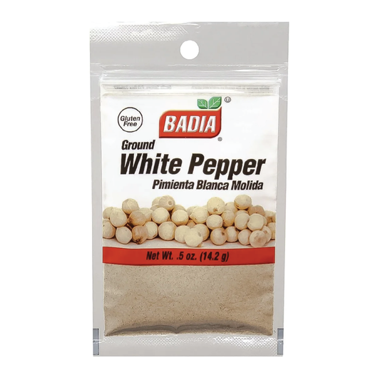Badia Ground White Pepper Bag .5oz