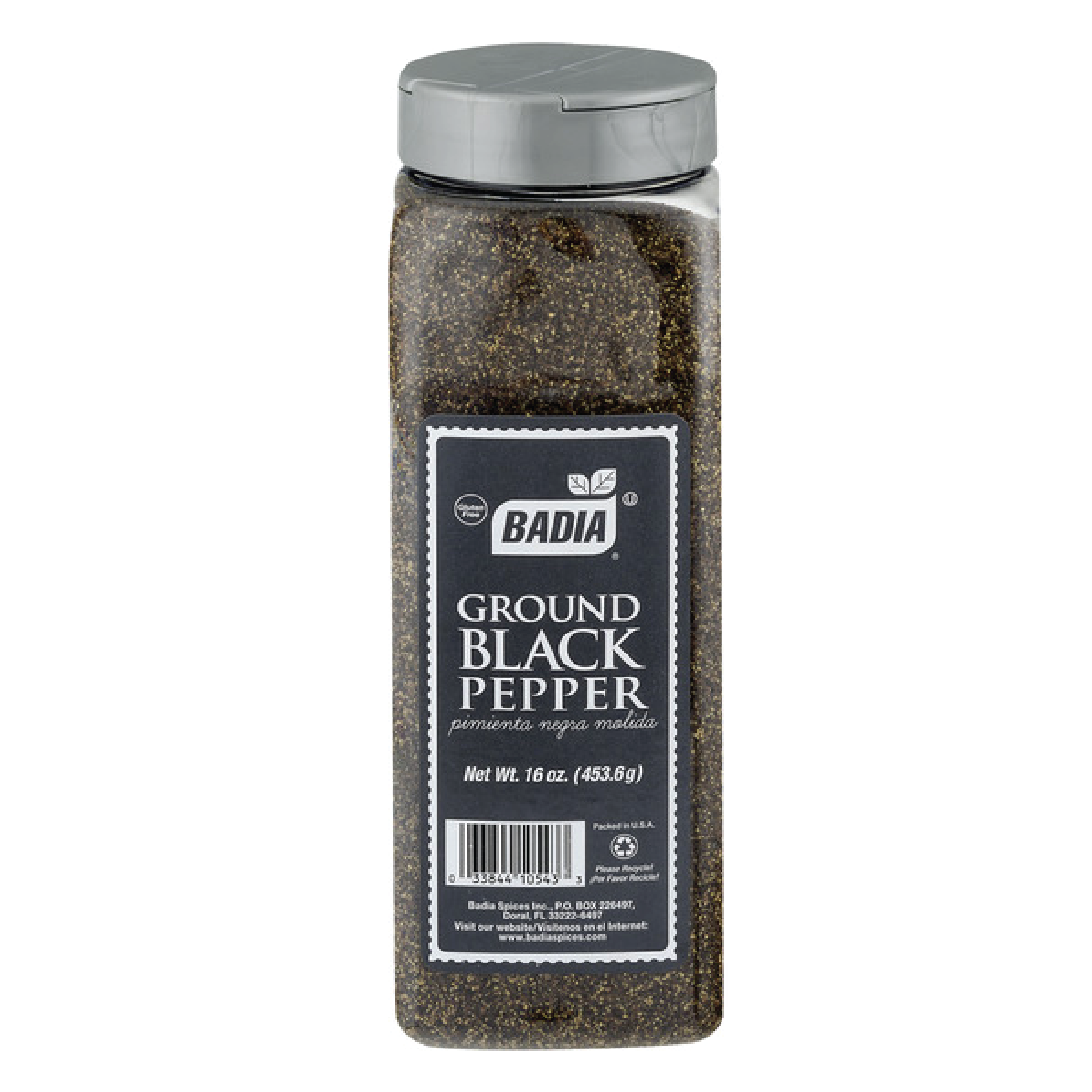 Badia Ground Black Pepper Pint 16oz