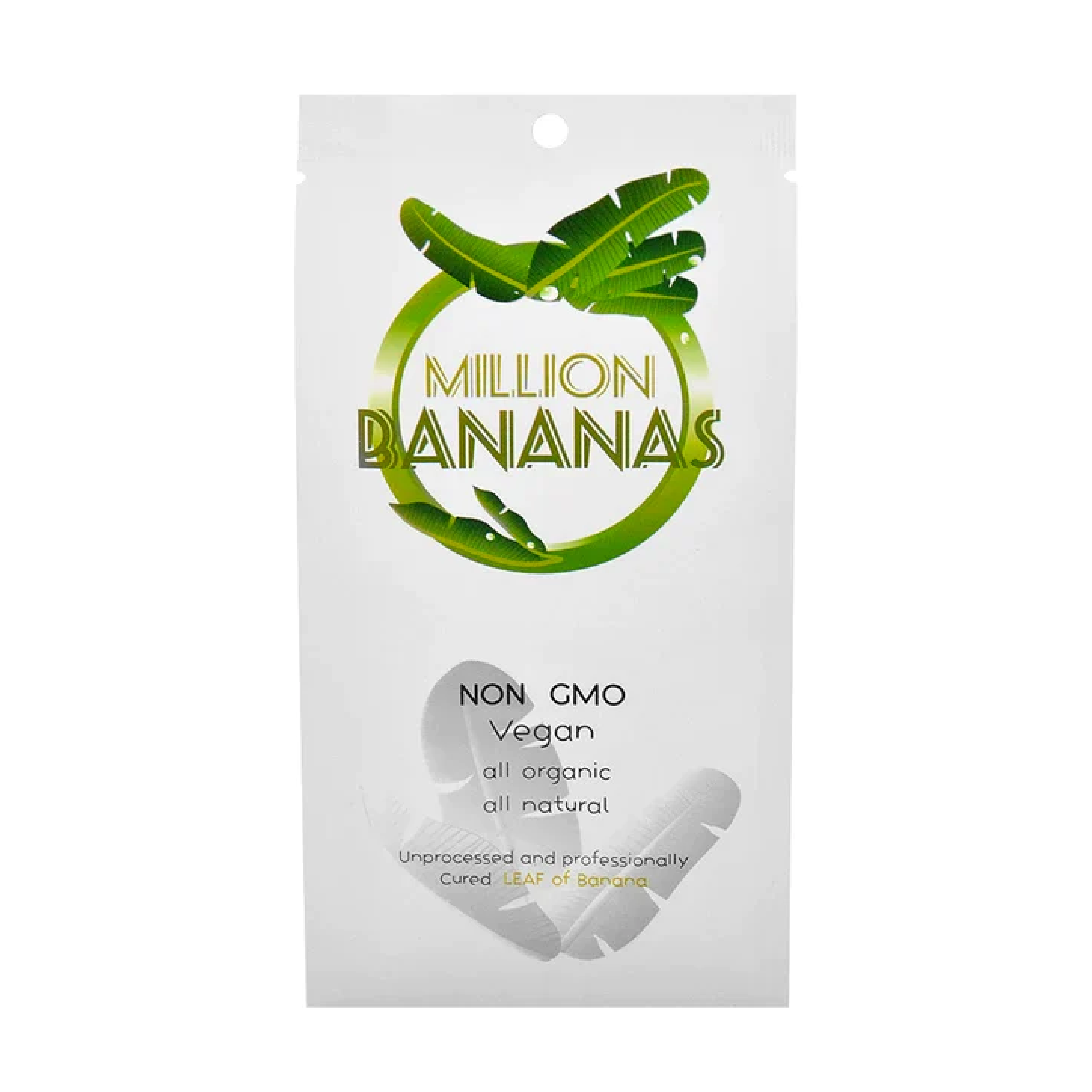 Million Bananas Organic Cured Banana Leaf Wraps 2pk