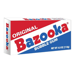 Bazooka Original Bubble Gum 4oz