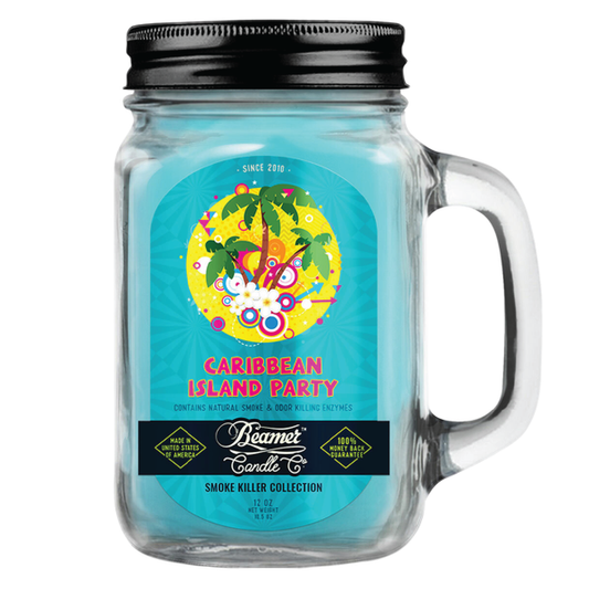 Beamer Caribbean Island Party Candle Jar 12oz