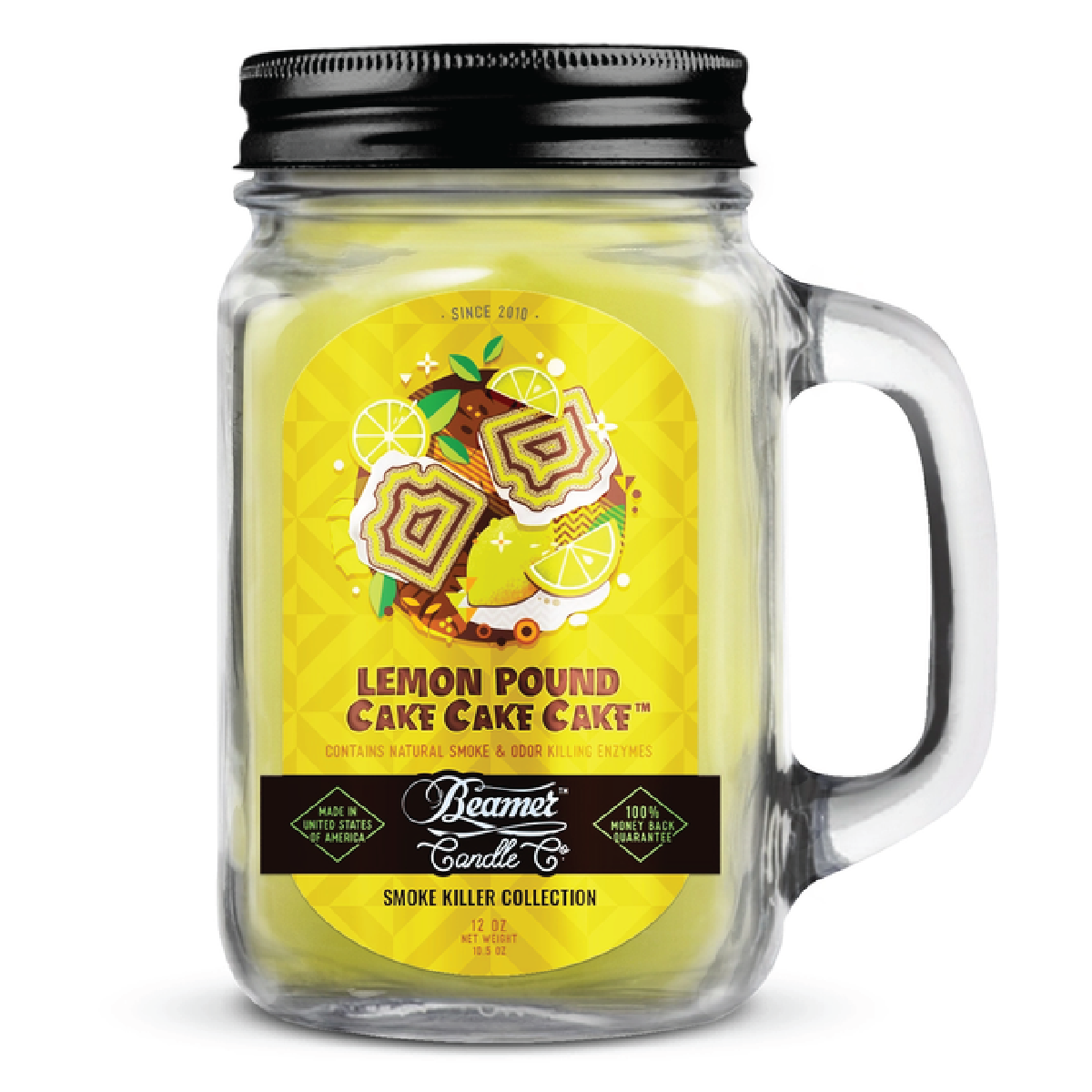 Beamer Lemon Pound Cake Candle Jar 12oz