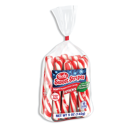 Bob's Sweet Stripes Soft All Natural Peppermint Candy Sticks 5oz