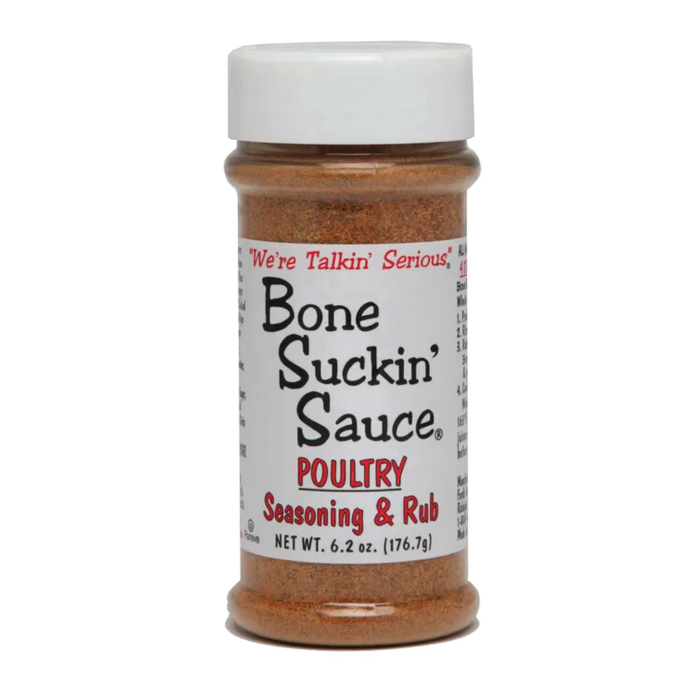 Bone Suckin' Sauce Poultry Seasoning & Rub 6.2oz