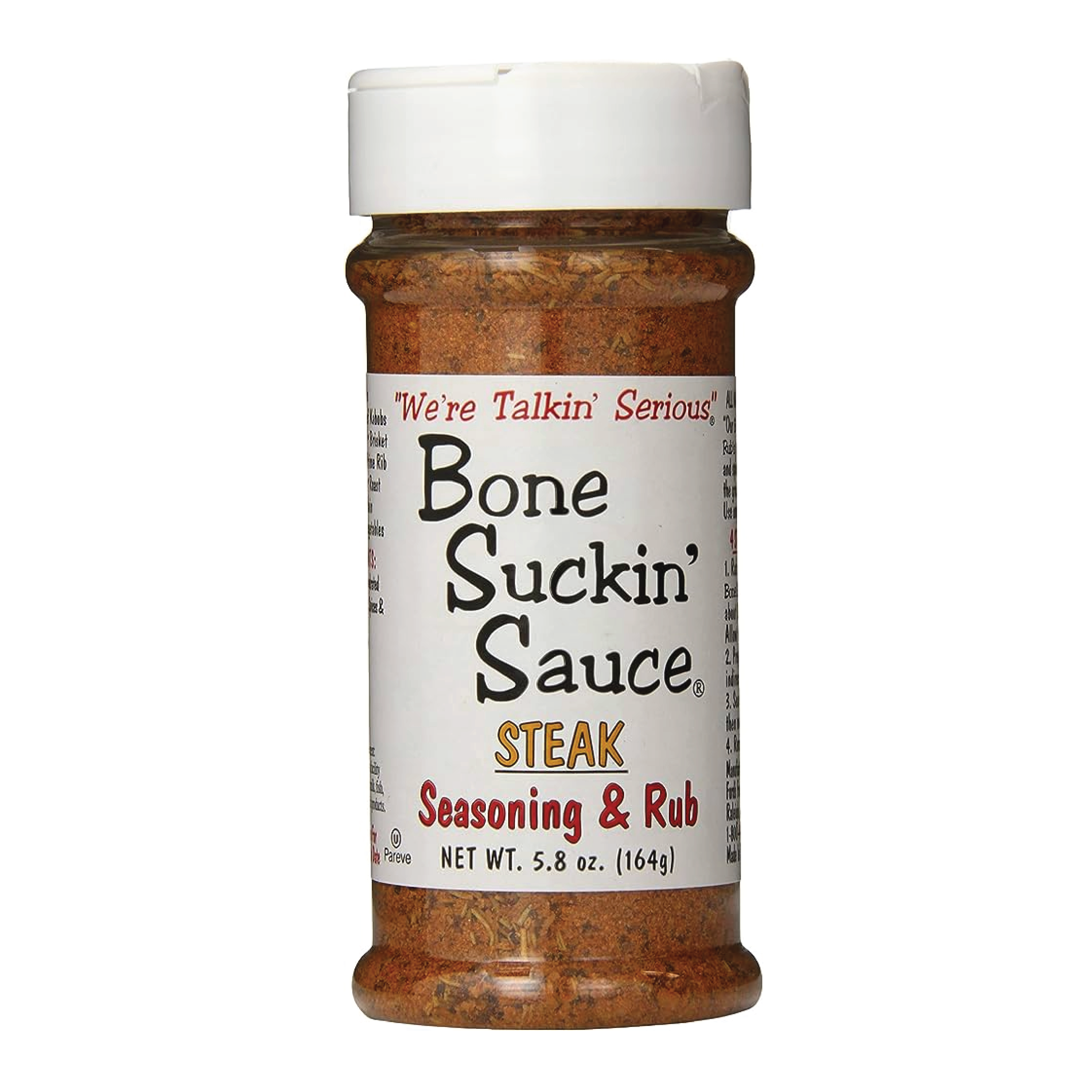 Bone Suckin' Sauce Steak Seasoning & Rub 5.8oz