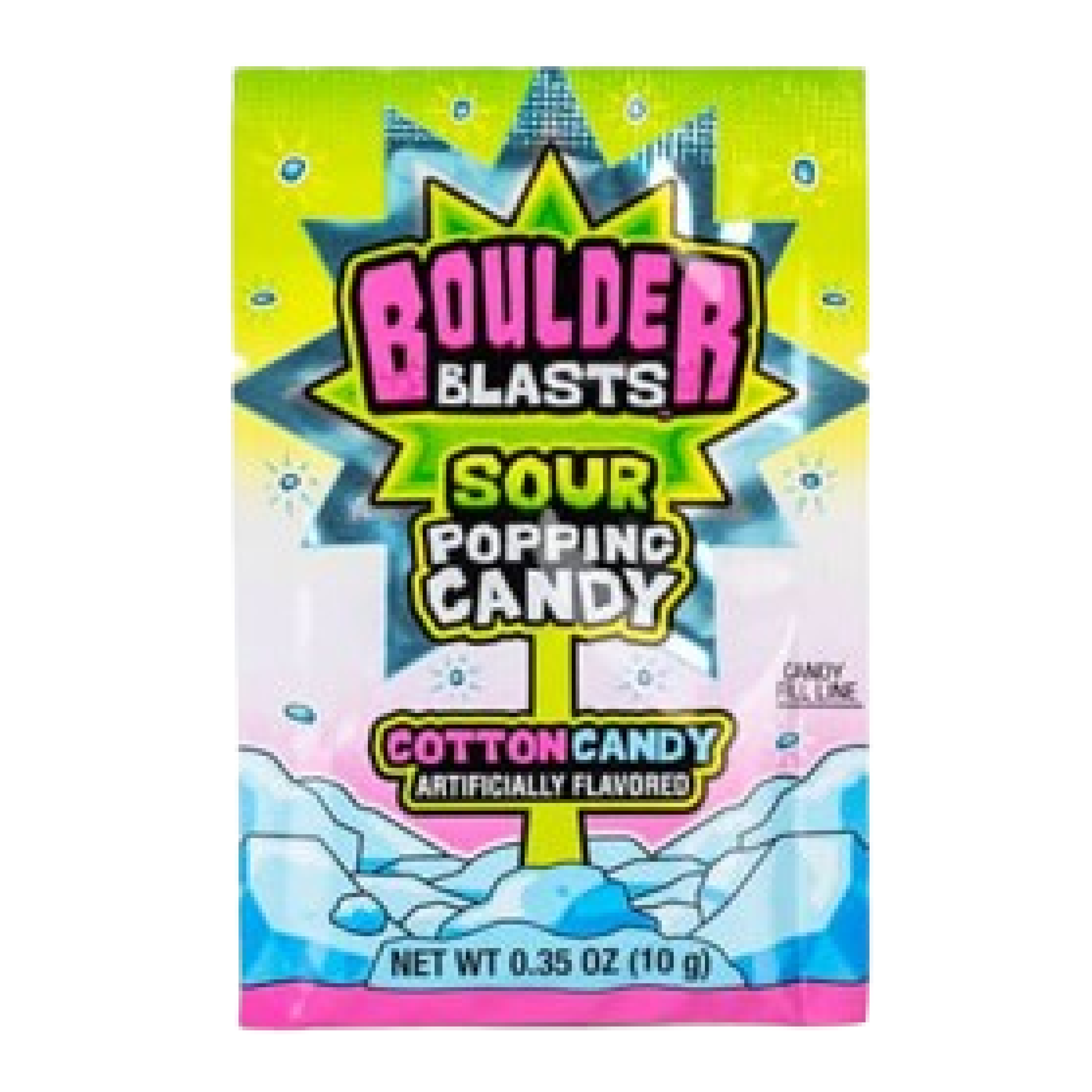 Boulder Blasts Cotton Candy Popping Candy .35oz