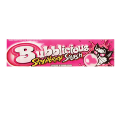 Bubblicious Strawberry Splash Bubble Gum 5 Piece