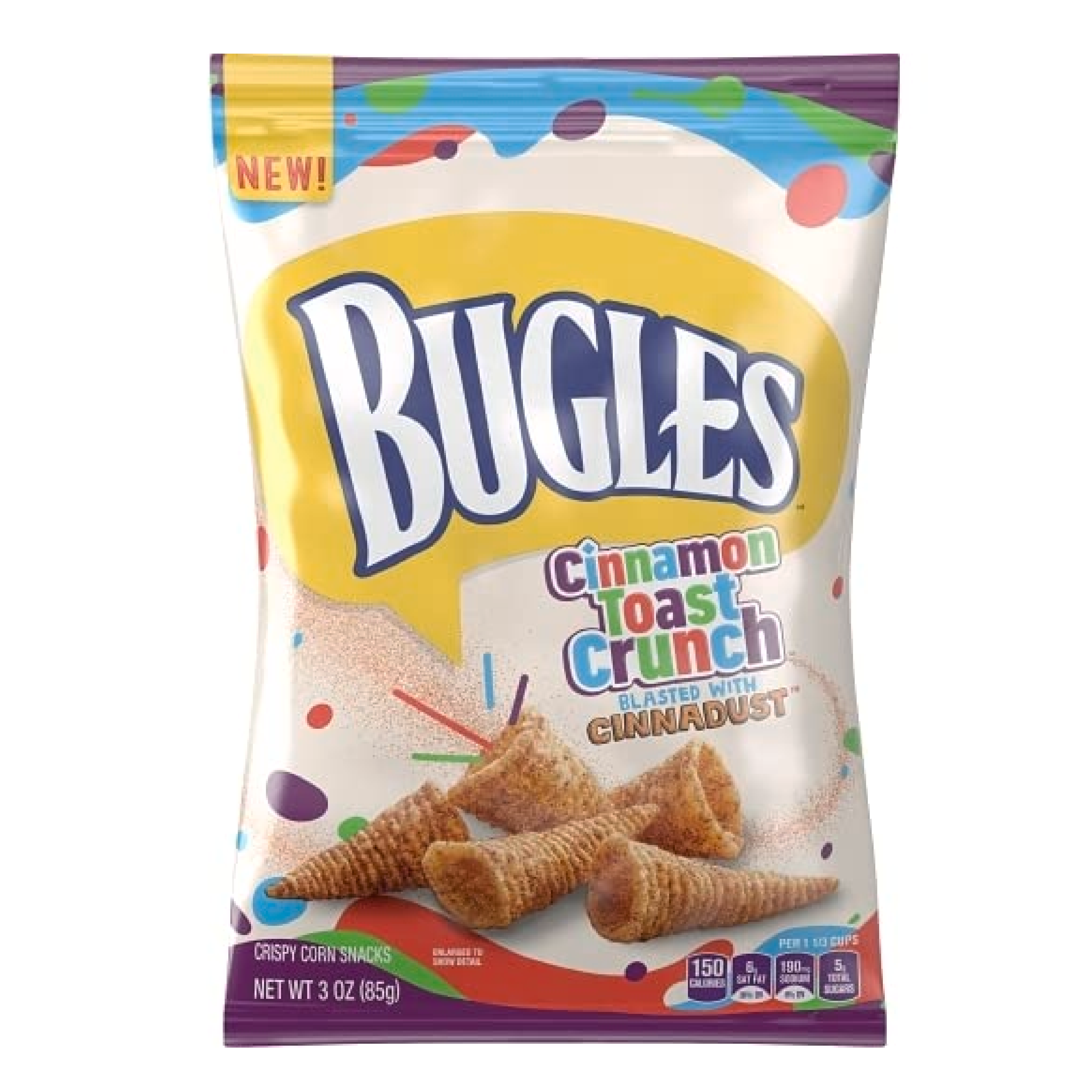Bugles Cinnamon Toast Crunch Crispy Corn Snack 3oz