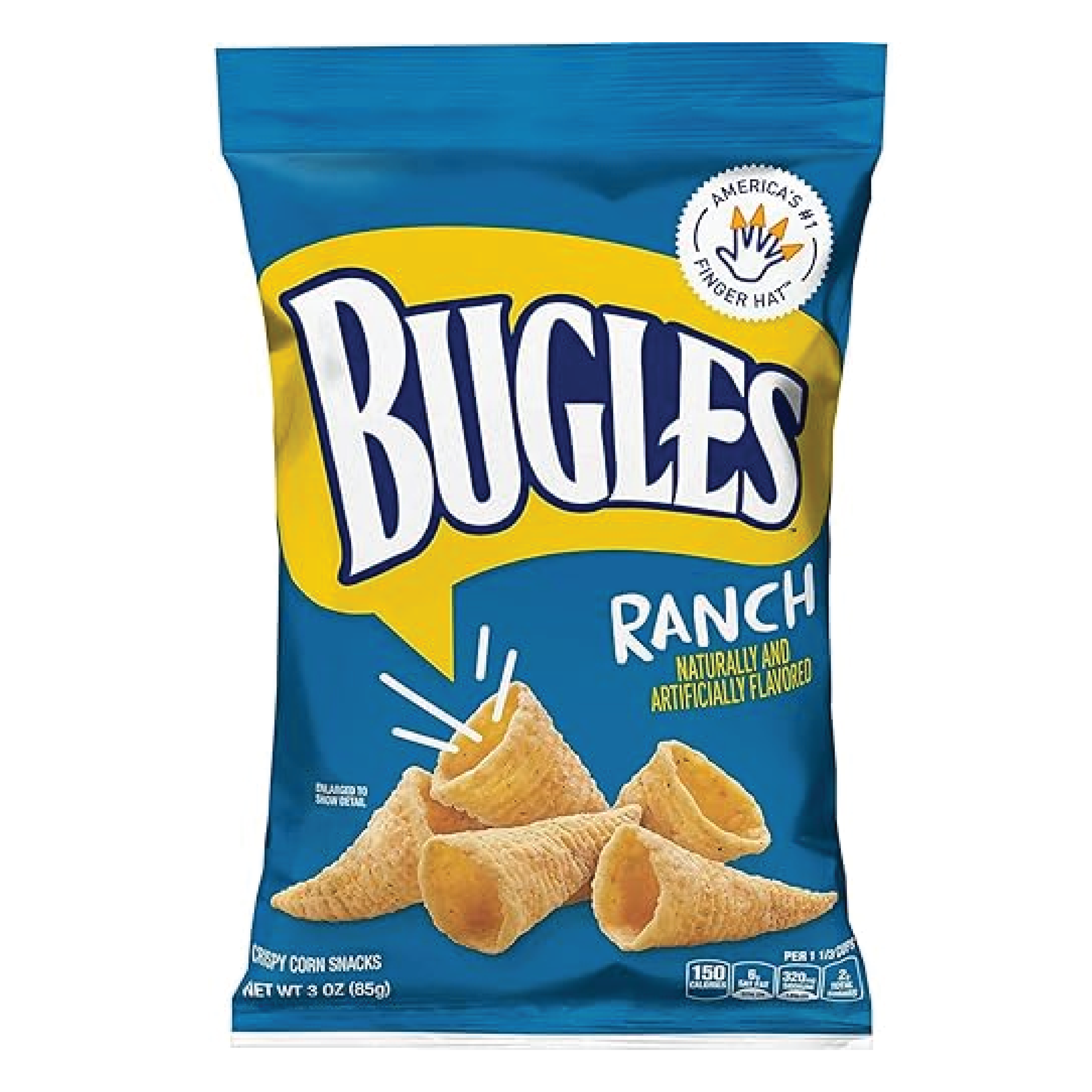 Bugles Ranch Crispy Corn Snack 3oz