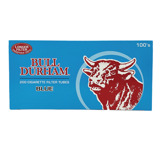 Bull Durham 100's Blue Cigarette Filter Tubes