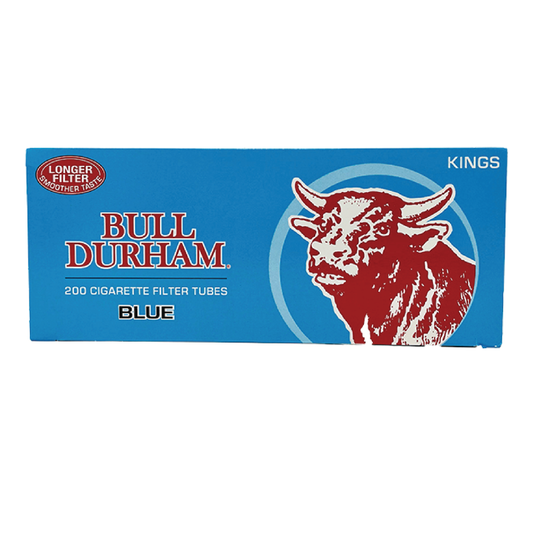 Bull Durham Kings Blue Cigarette Filter Tubes