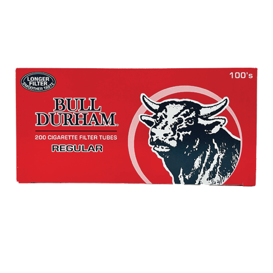 Bull Durham Red 100's Cigarette Filter Tubes