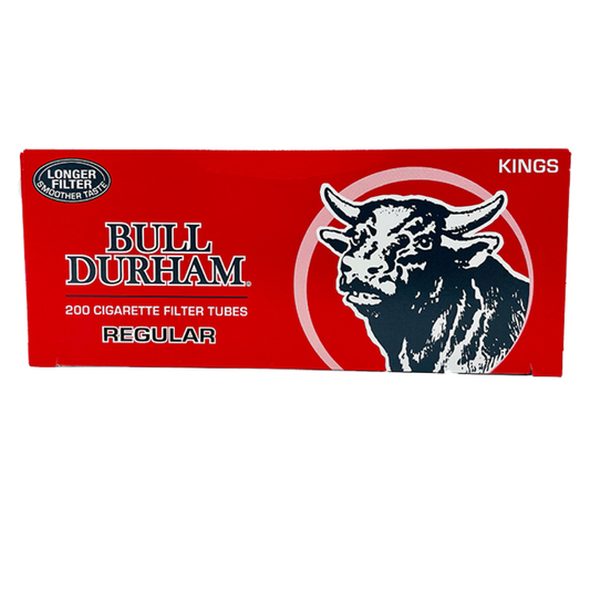 Bull Durham Kings Red Cigarette Filter Tubes