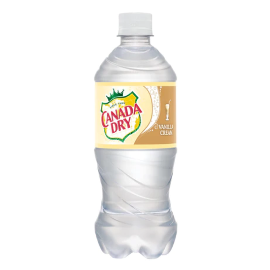 Canada Dry Vanilla Cream Flavor Soda 20oz