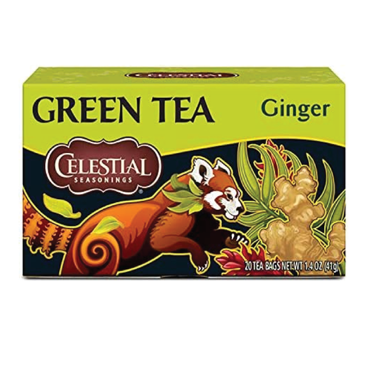 Celestial Ginger Caffeine Free Green Tea | 20 Tea Bags