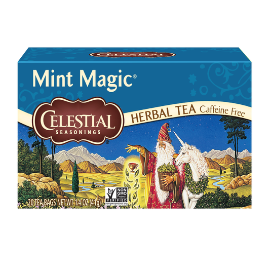 Celestial Mint Magic Caffeine Free Herbal Tea | 20 Tea Bags