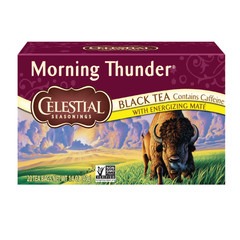 Celestial Morning Thunder Caffeine Free Black Tea | 20 Tea Bags