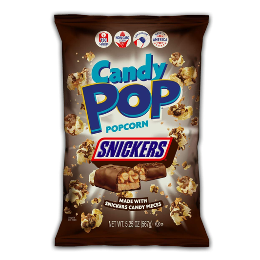 Candy Pop Snickers Popcorn Bag 5.25oz