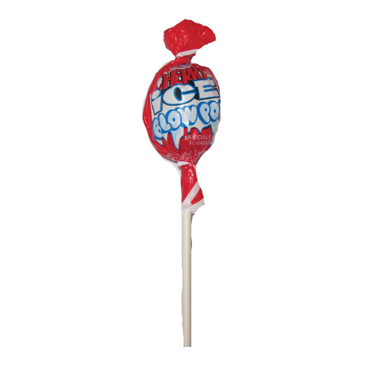 Charms Cherry Ice Bubble Gum Filled Blow Pops .65oz