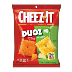 Cheez-It Duoz Sharp Cheddar & Parmesan Baked Snack Crackers 4.3oz