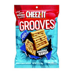 Cheez-It Grooves Zesty Cheddar Ranch Snack Crackers 3.25oz