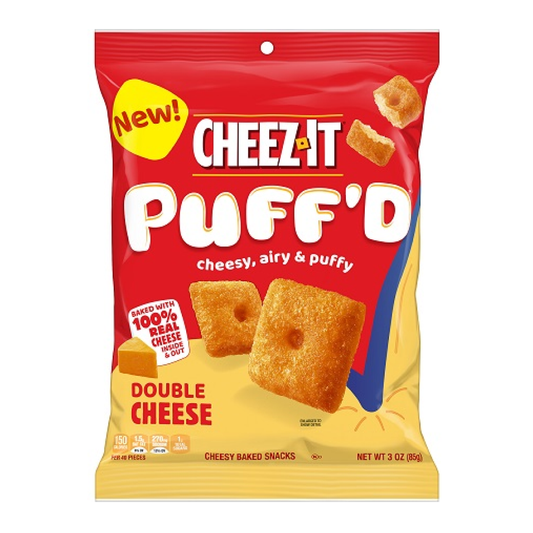 Cheez-It Puff'd Double Cheese Cheesy Baked Snack 3oz