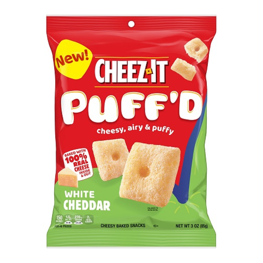 Cheez-It Puff'd White Cheddar Cheesy Baked Snack 3oz