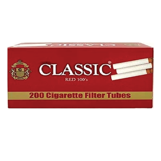 Global Classic 100's Red Cigarette Tubes