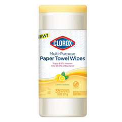 Clorox Lemon Verbena Multi-Purpose Paper Towel Wipes 35ct