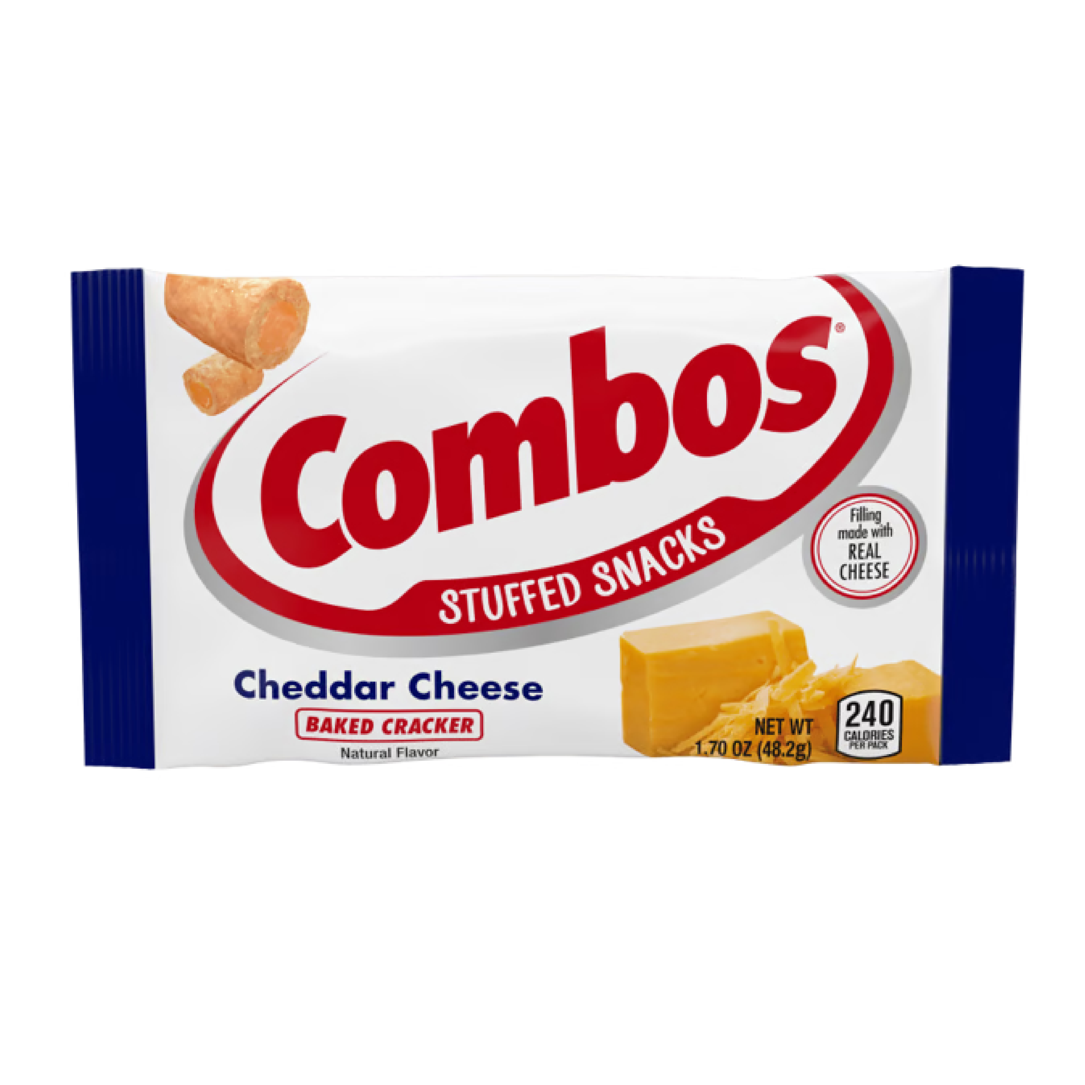 Combos Cheddar Cheese Baked Cracker Stuffed Snack 1.8oz