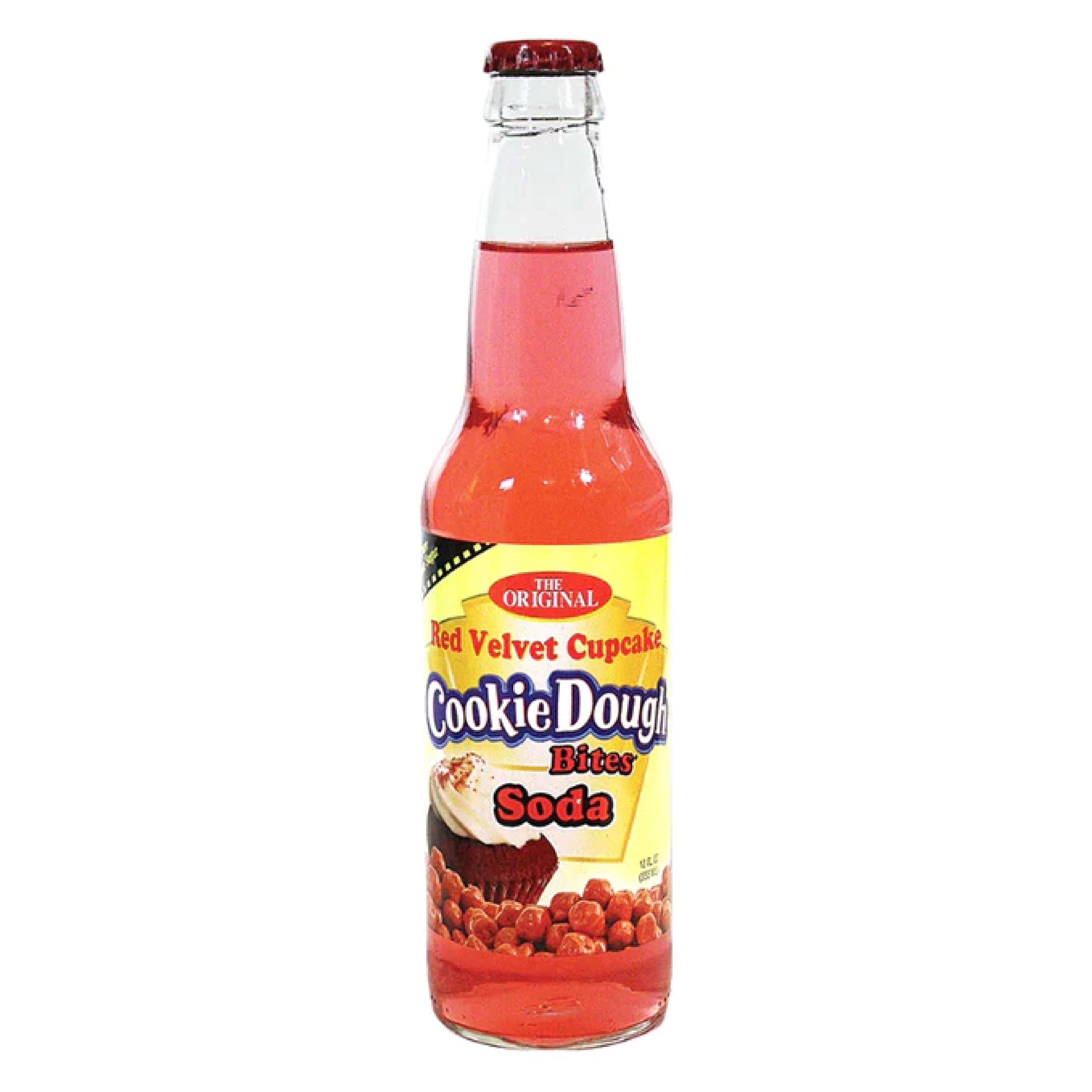 Cookie Dough Bites Red Velvet Cupcake Soda 12oz