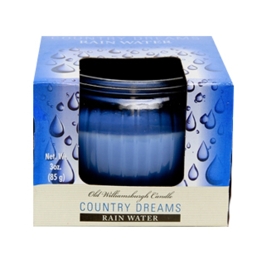 Country Dreams Rain Water Candle 3oz