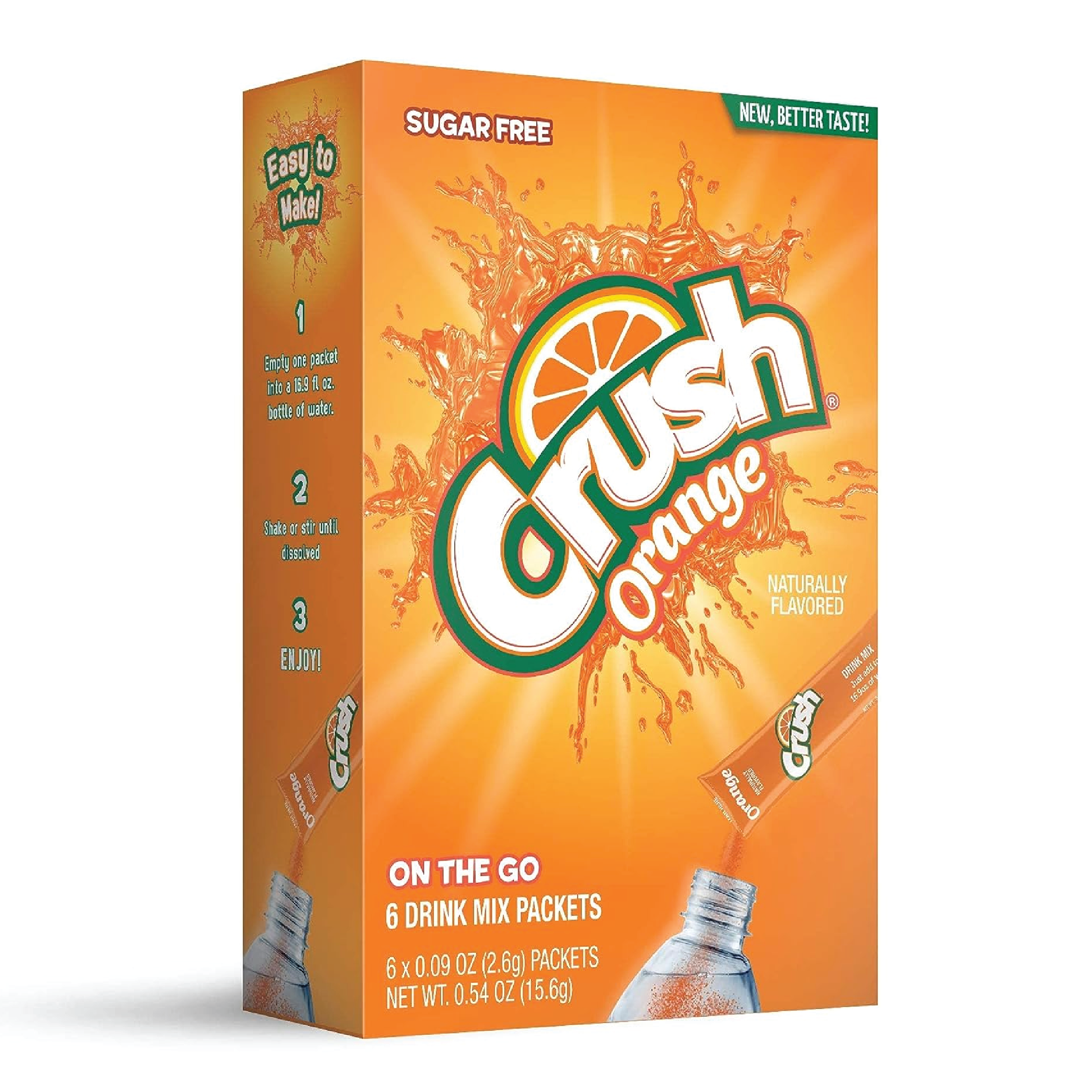 Crush Orange Singles To Go Drink Mix | 6 Sticks