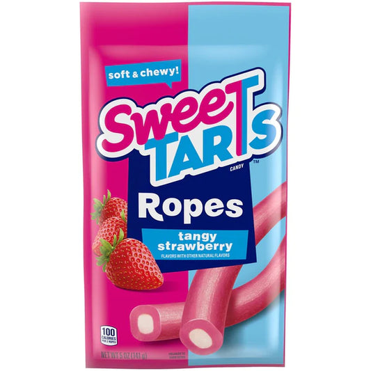 Sweetarts Ropes Tangy Strawberry Peg Bag 5oz