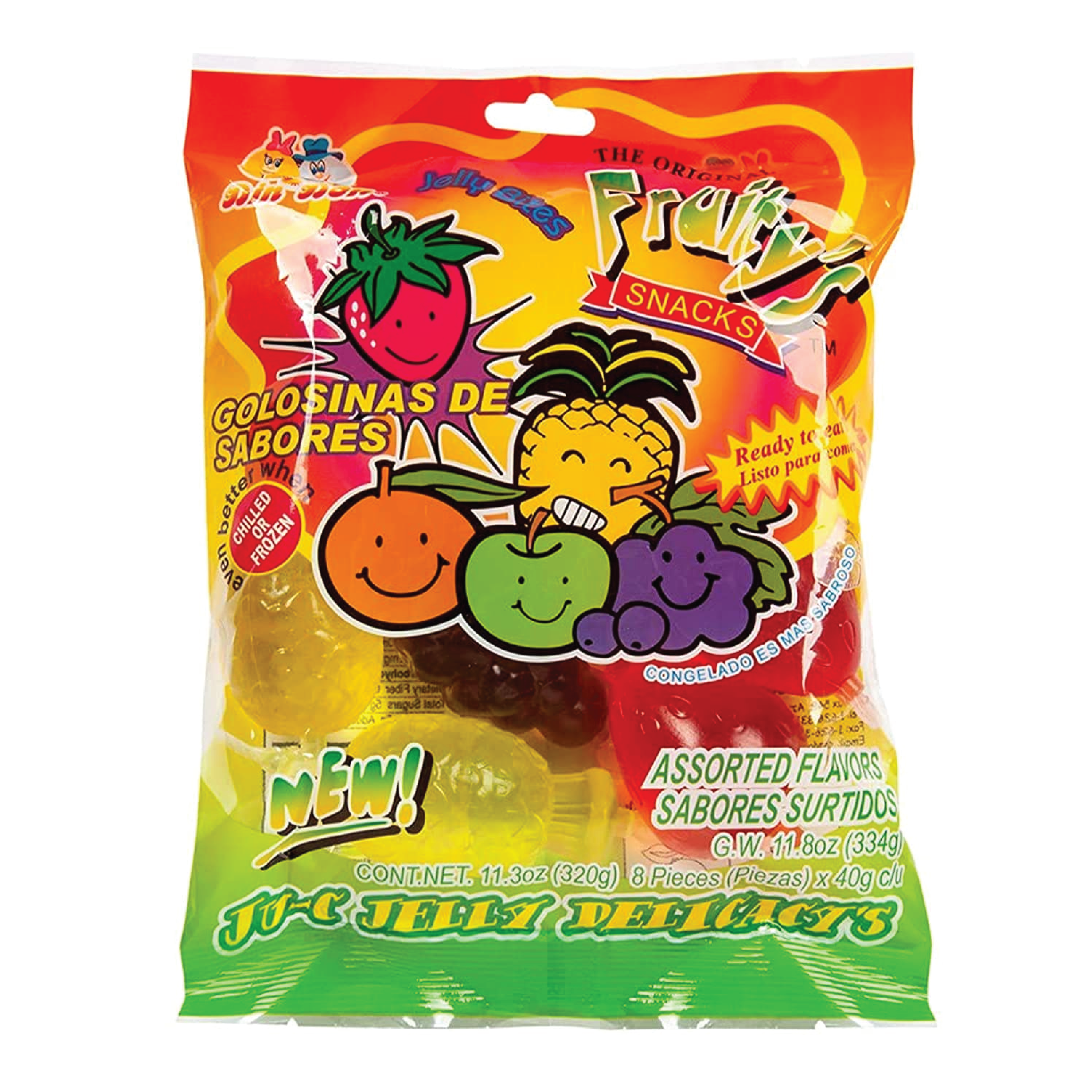 DinDon Fruity's Assorted Ju-C Jelly Bites 12.6oz