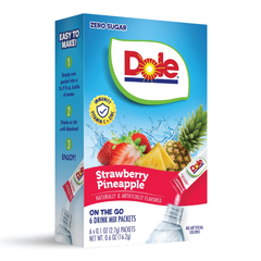 Dole Strawberry Pineapple On The Go Drink Mix | 6 Sticks