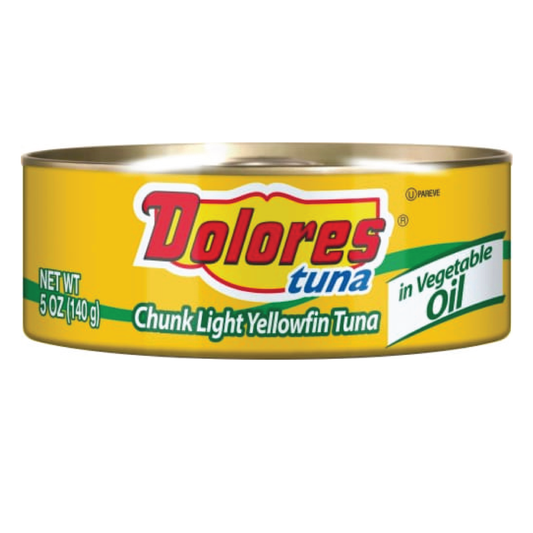 Dolores Chunk Light Yellowfin Tuna In Vegatable Oil 5oz