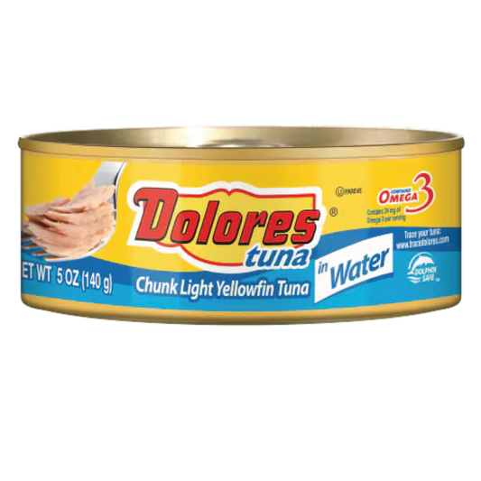 Dolores Chunk Light Yellowfin Tuna In Water 5oz
